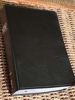 NIV Study Bible in Black Bonded Leather with Index Finger Tabs - ISBN 9780310437574