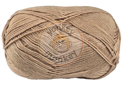 Image of 10-Pack of Yonkey Monkey 500 Grams Yarn - 70% Rayon derived from Bamboo, 30% Cotton - Imported - Yellow Soil 9005