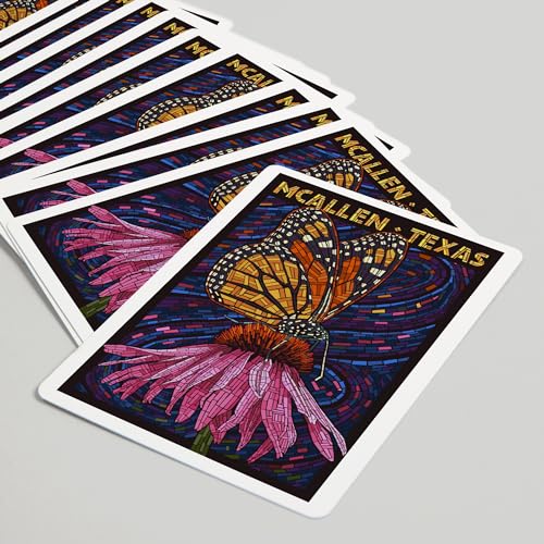 Lantern Press McAllen Texas Naipes Monarch Butterfly miniatura 5