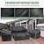 Gasadar Patio Furniture Covers 4 Piece, Waterproof Outdoor Furniture Covers, Patio Furniture Set Covers -Black