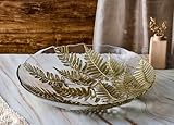 Anton Studio Designs - Gold Farnschale - Luxuriöse Dekoschale