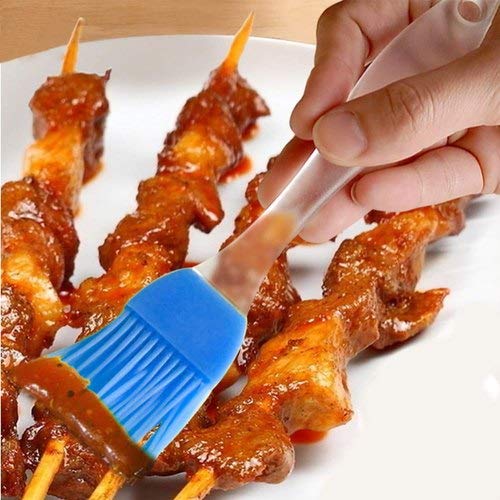 Image of DOMUM Silicone Oil and Spatula Pastry Brush-Set of 1, (Size:19Cm X 4Cm) Multicolor,.