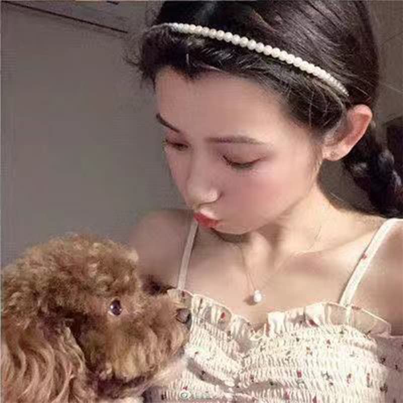 Miniatura 2 de ZAHSY Diadema de perlas blancas para boda, para novia, damas de honor, diadema de perlas con diamantes de imitación para mujer, paquete de 4