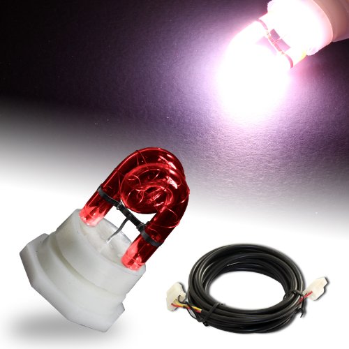 Q1-TECH, 1Pcs White Hide Away Strobe Tubes Replacement Bulbs for 80W / 120W / 160W Hide A Way HID Emergency Hazard Warning Headlight Strobe Light Kit System (Red)