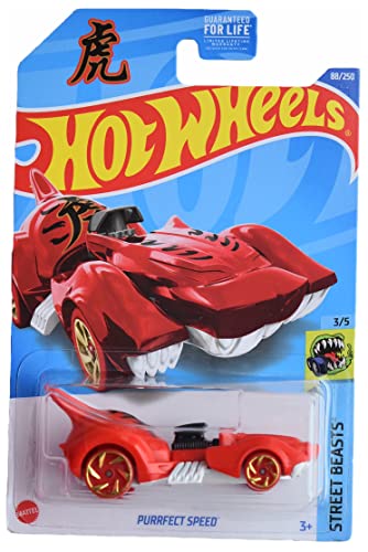 Hot Wheels Purrfect Speed, Street Beasts 3/5 [red]