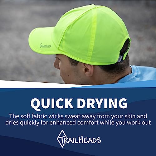 Image of TrailHeads Men's Running Hat with UV Protection | Quick Dry Sports Hats for Men | UPF 50 Hats | Summer Hats for Men