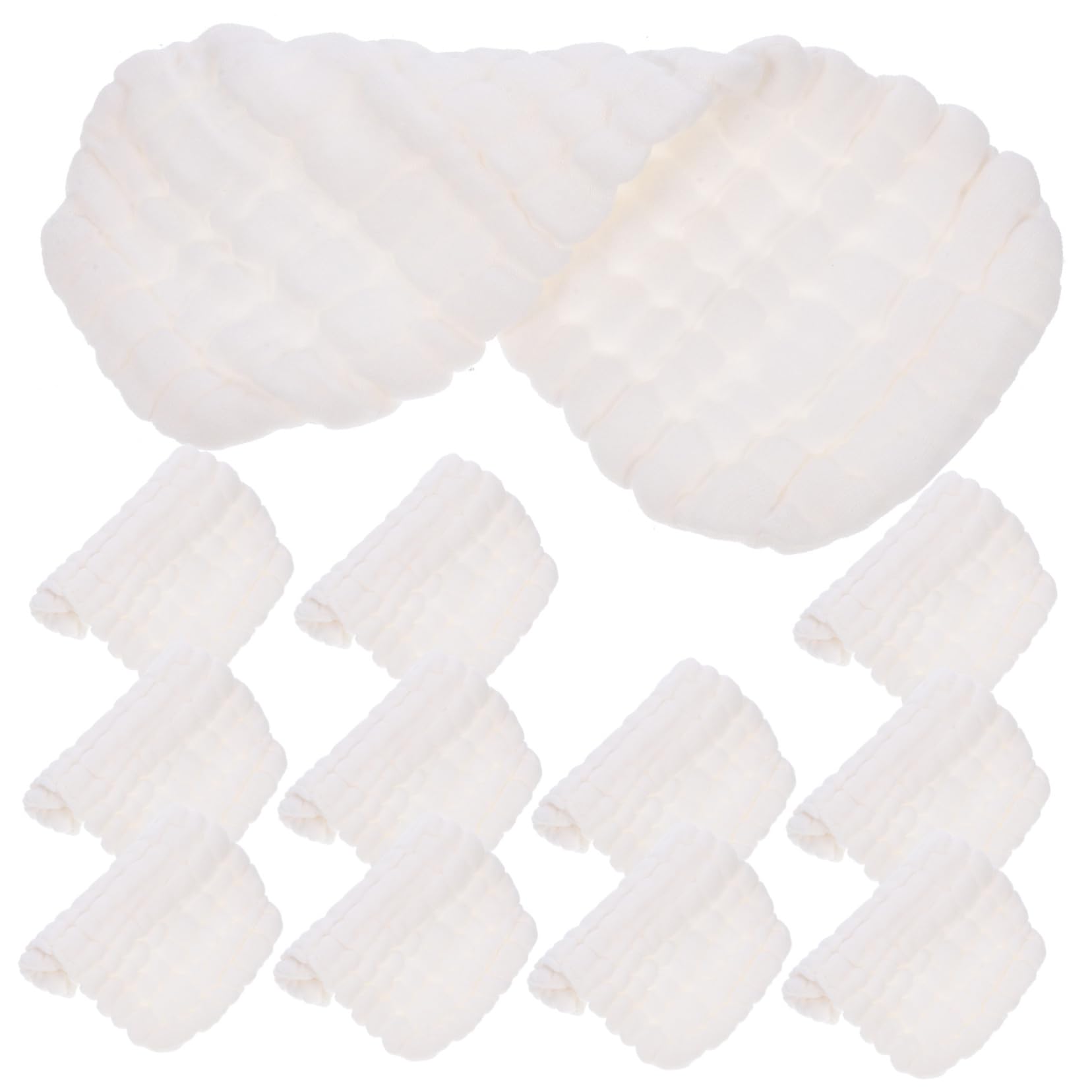 VICASKY Infant Diaper Liners Newborn Cloth Diaper Inserts Cotton Liners Washable Reusable Inserts