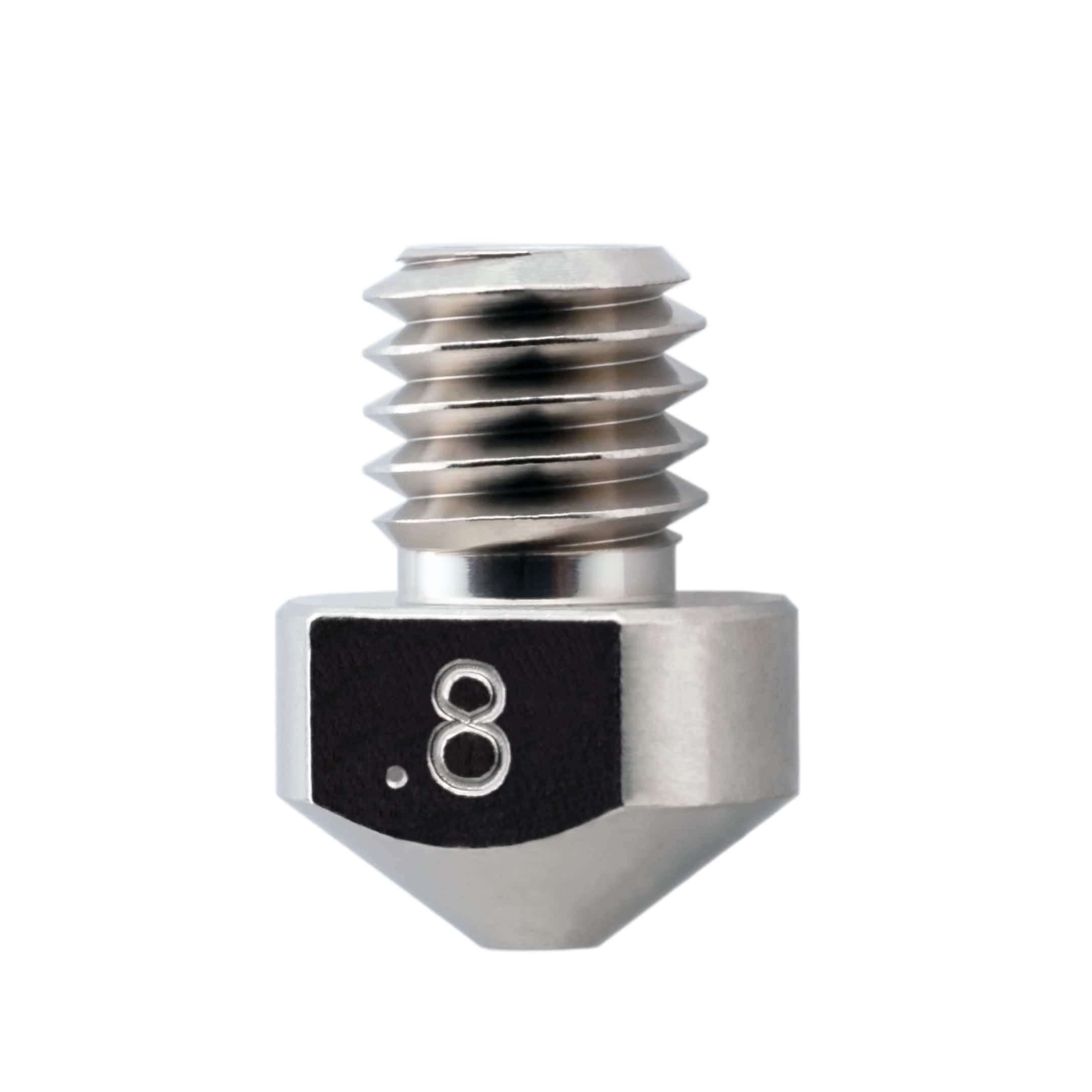 Micro-Swiss Micro Swiss Plated Wear Resistant Nozzle for LulzBot TAZ 5, TAZ 6, LulzBot Mini, Hexagon Hotend . 8mm