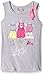 Dream Star Girls' Tank with Chiffon Bow At Shoulder