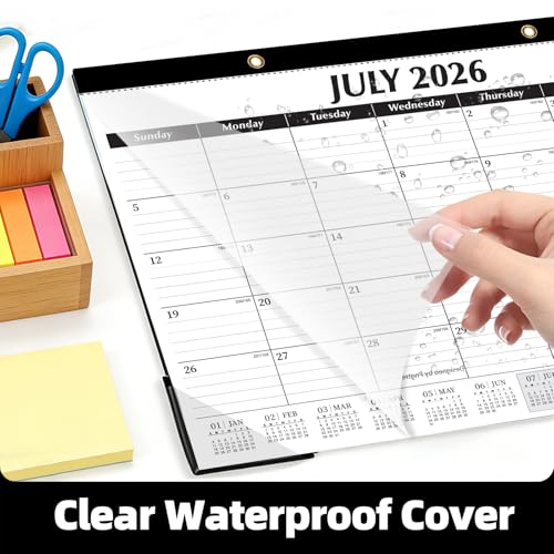 Image of ZTX Desk Calendar 2026-2027, 18 Months July 2026 to December 2027