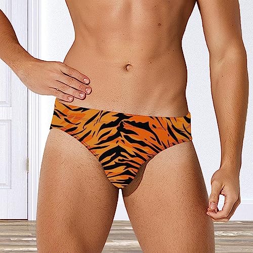 Supdreamc Men's Low Rise Swimwear Briefs Print Bikini Swimsuit4