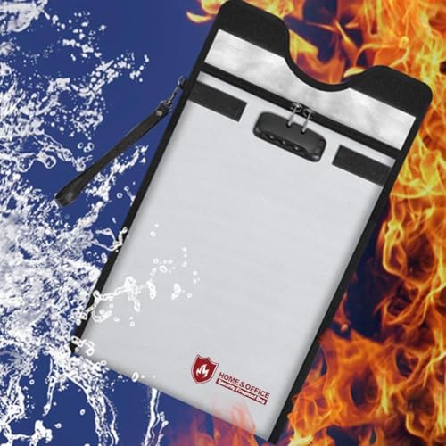 Bolsa de documentos ignífuga e impermeable resistente a altas temperaturas 5