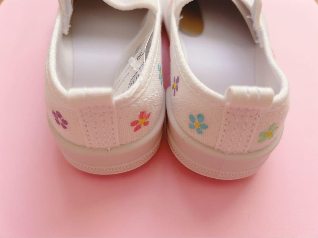 Amazon.co.jp: 上履きデコ シューズデコ 手書き上履き 上靴 上履き 花 