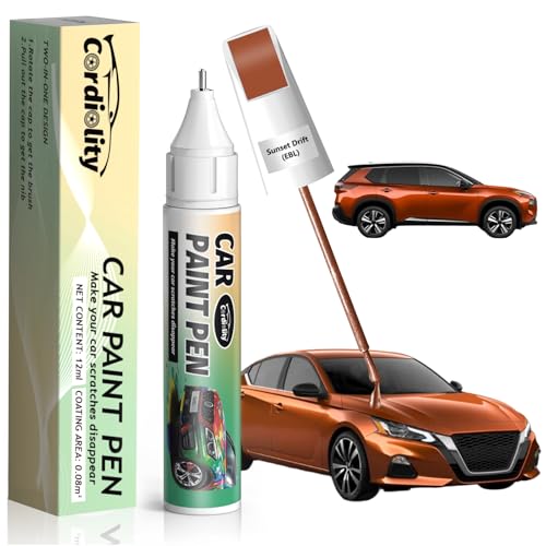 Image of EBL Sunset Drift Touch Up Paint for Nissan, Color Accurate Car Paint Scratch Repair Pen, Quick & Easy Fix Automotive Chips and Nicks