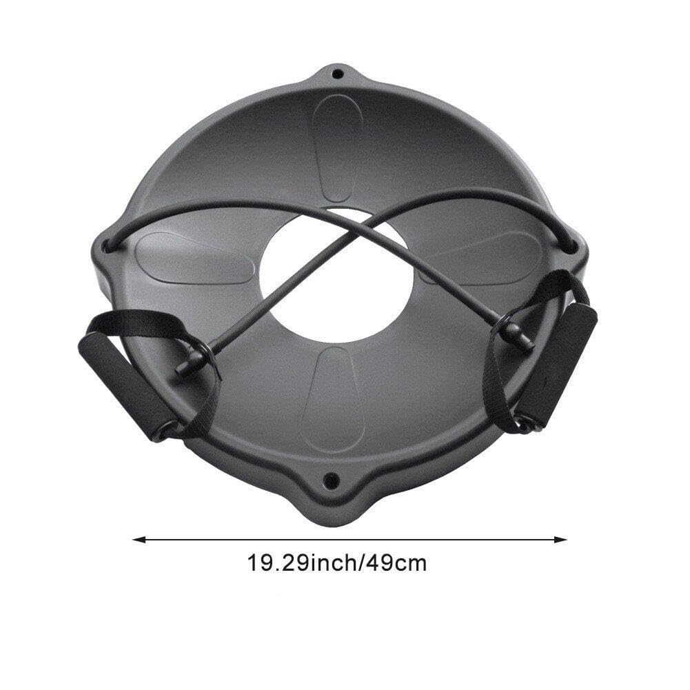Base De Balle De Yoga, Chaise De Ballon d'exercice, Base De Balle De Gymnastique Pilates avec Poignée, Base Fixe De Balle De Yoga pour Entraînement De Fitness en Salle De Sport