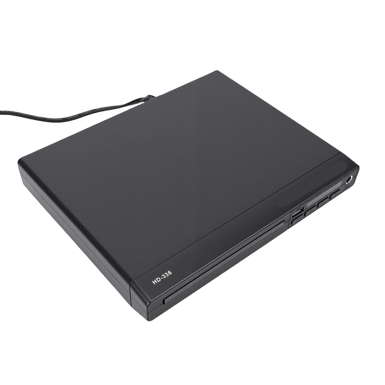 Cuifati Reproductor de DVD HD de 1080P Reproductor de CD USB Multiregión con Control Remoto Soporte de Karaoke para Reproducción de Cine en Casa de TV (Enchufe de la UE)
