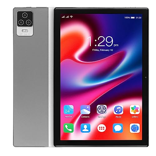 WINH Tablet PC, 8GB 256GB 100-240V 7000mAh Batería Altavoces Duales FHD Tablet para Estudio para...