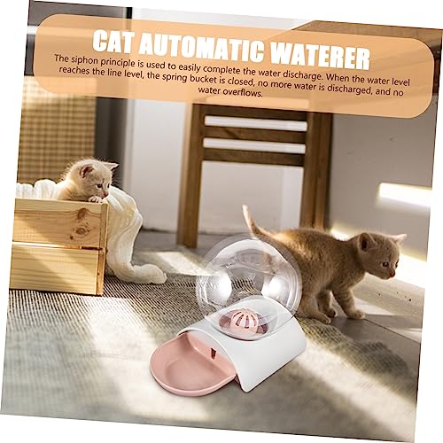 Fontaine à eau chiens et chats 2,8 L rose distributeur eau démontable - 7