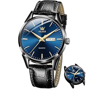OLEVS Men’s Simple Watch with...