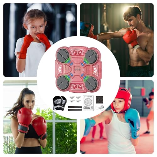 Machine d'entraînement de boxe musicale USB, cadeau idéal pour garçons de plus de 8 ans