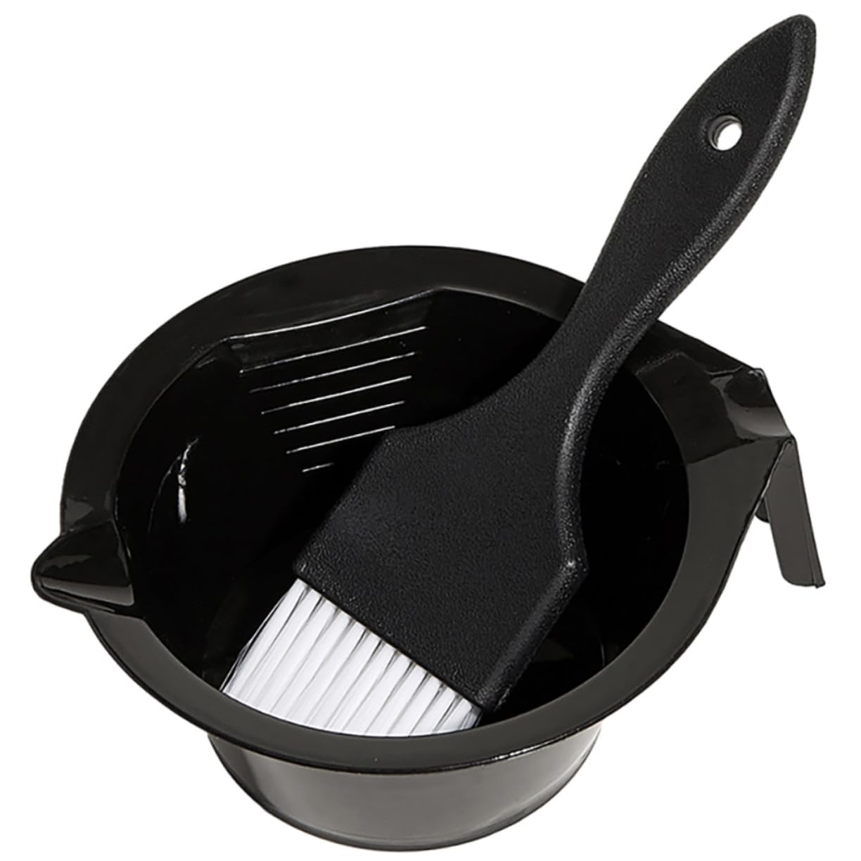 VICASKY Hair Coloring Brush Bowl Set 2-in-1 Hair Dyeing Kit Anti-wear Nylon Pp Materials Easy to Use for Professionals