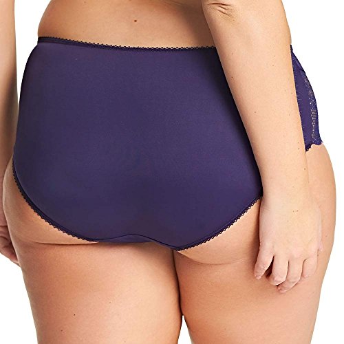 Elomi Women's Plus-Size Carmen Brief Underwear, Ink, 4L