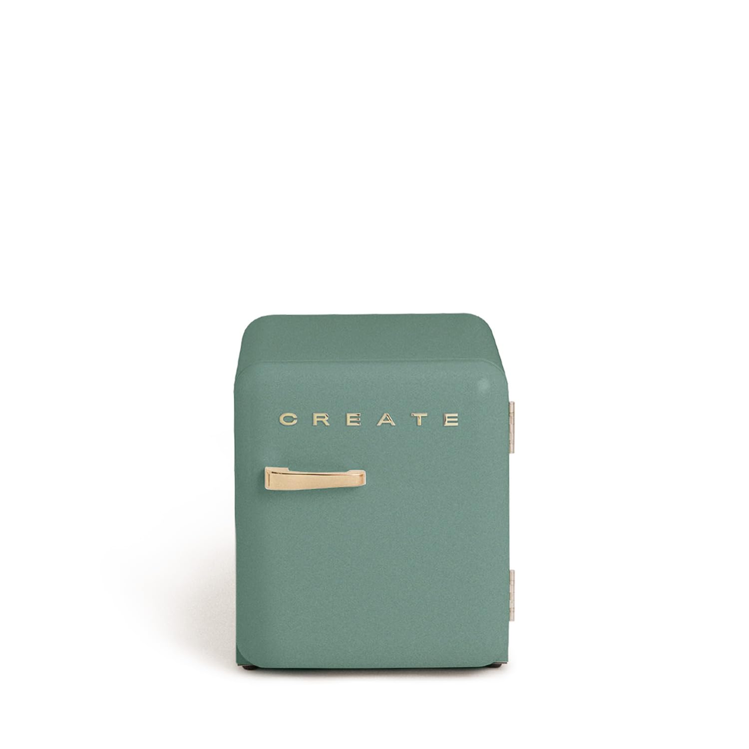 CREATE / RETRO FRIDGE 50 WOOD/Refrigerator green sage wood handle / 85W. minibar. one shelf. retro design. 50 cm. two shelves. capacity of 48L. low consumption. 50x44x50 cm — view 9