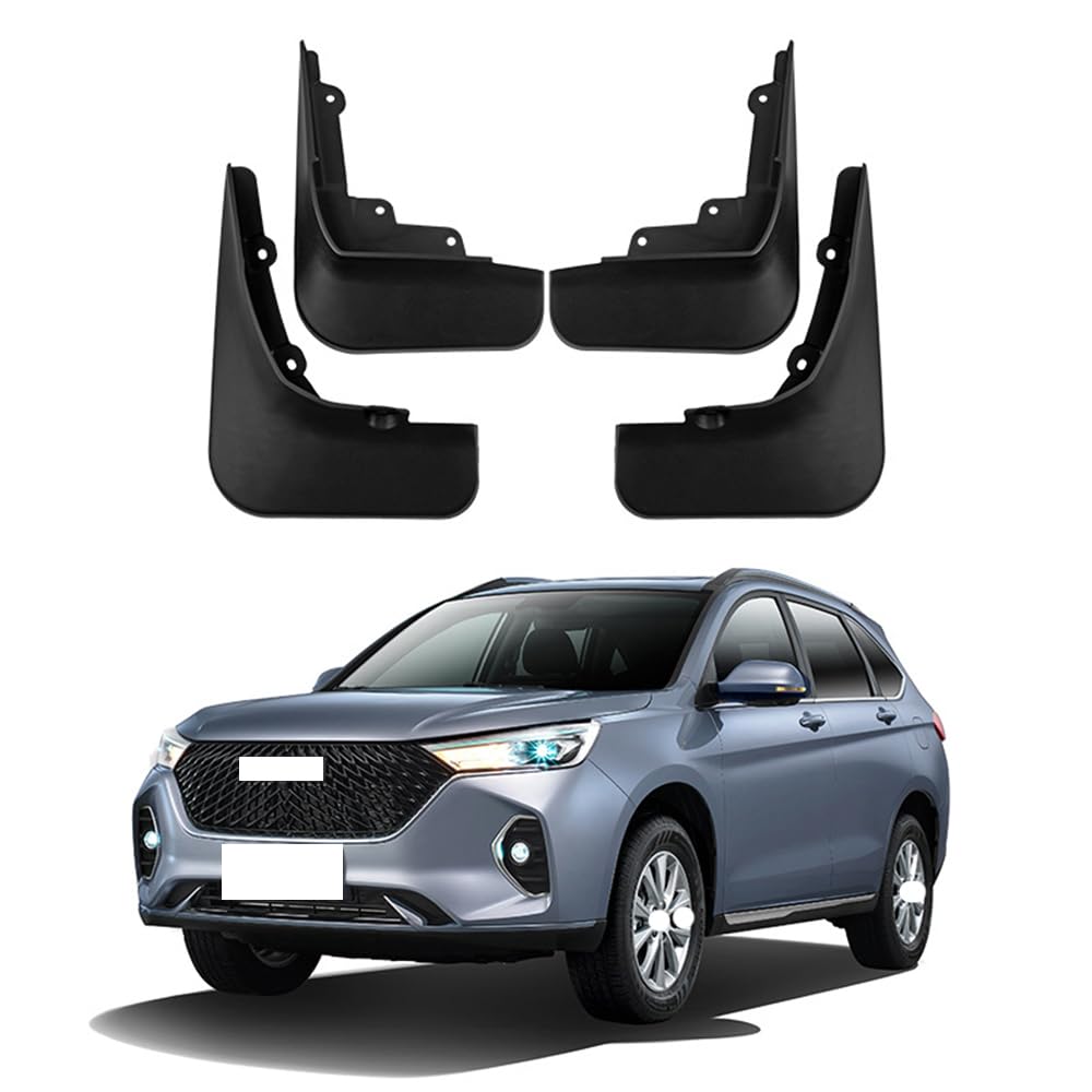 RJQXZXGQ Car Mud Flaps, for Haval M6 Plus 2021-2023 Front & Rear Car Mud Flaps, Splashproof Tough Auto Splash Guards Fenders