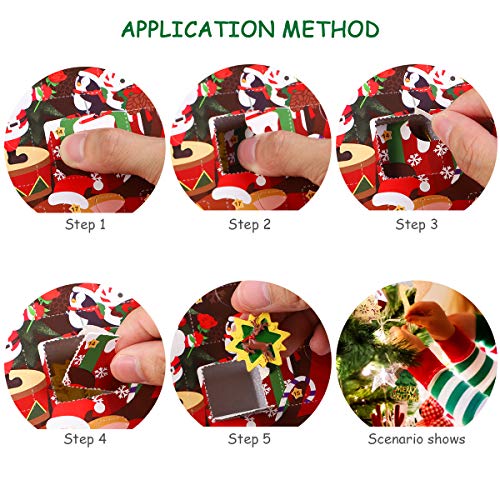 Toyvian-Calendrier-de-lAvent-2020-avec-compte-a-rebours-24-pieces-Decorations-a-suspendre-jouets-en-relief-compte-a-rebours-de-Noel-decorations-de-Noel-pour-le-mur-du-sapin-de-Noel Toyvian Calendrier de l'Avent - Faites vibrer la magie de Noël jour après jour ! – Image 5