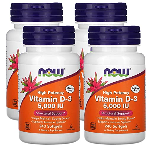 Now Foods Now Supplements, Vitamin D3 5,000 IU, High Potency