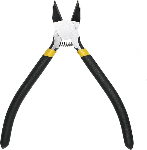 Alicate de corte, ERYUE Japón Tipo Alicates de plástico de acero de alto carbono, alicates de corte diagonal, Alicates de alambre eléctrico para