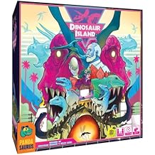 Dinosaur Island Board Game - Create Your Own Dino Park! Worker Placement Strategy Game, Fun Family Game for Kids and Adult, Ages 8+, 1-4 Players, 60-120 Minute Playtime, Made by Pandasaurus Games