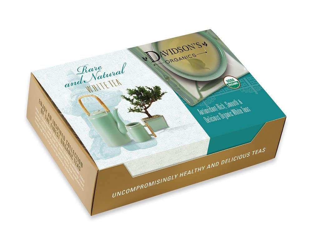 Davidson's Tea Single Serve Assorted White Teas, 11-Ounce Bag