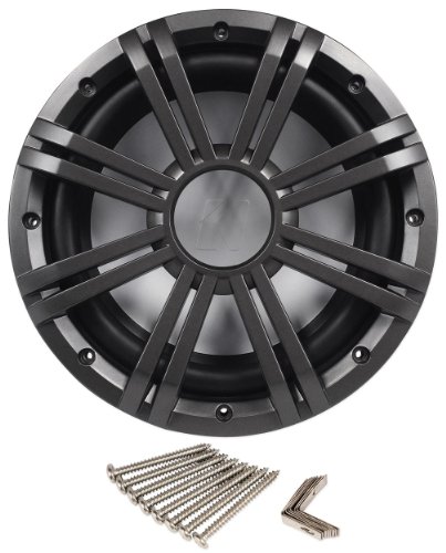 Kicker 10 Inch KM-Seires Marine 2 Ohm Subwoofer 41KMW102LC