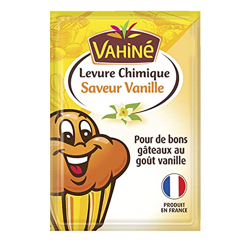  Levure Chimique Saveur Vanille, 5 x 8 g