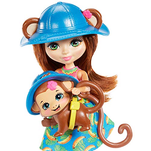 Enchantimals Barco de la Selva mágica con muñeca Merit Monkey (Mattel GFN58)