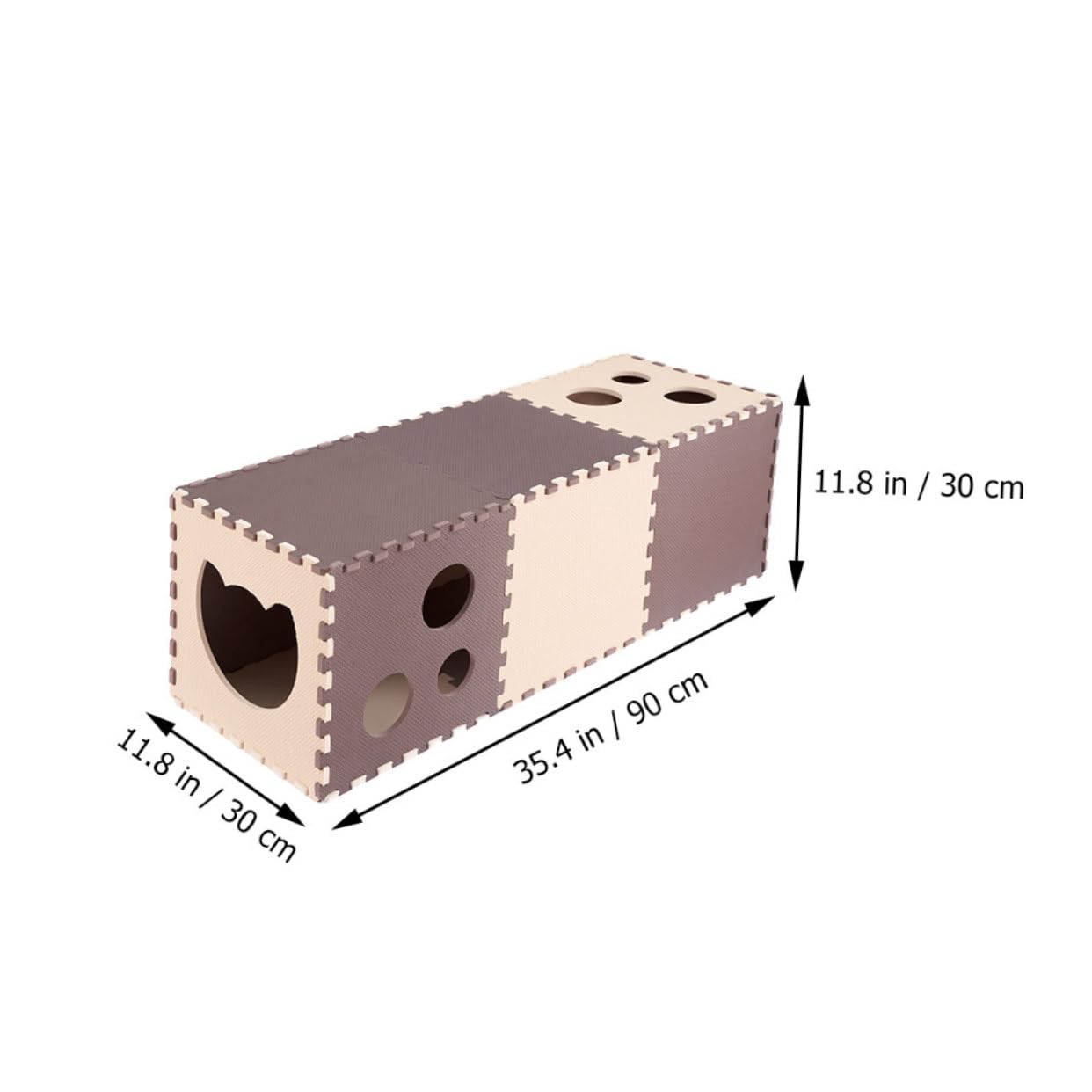 SUPVOX Tunnel De Jouets pour Chat Amusant Et Résistant Accessoire De Jeu pour Chaton Jouet Interactif Léger Et Facile à Ranger