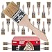 US Art Supply 24 Pack of 2 inch Paint and Chip Paint Brushes for Paint, Stains, Varnishes, Glues, and Gesso