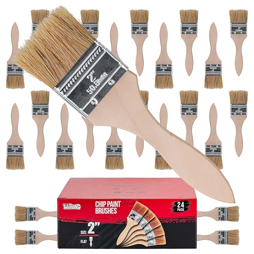 Pinceaux d'éclats à forte rétention pour étaler le gesso et la colle - 2