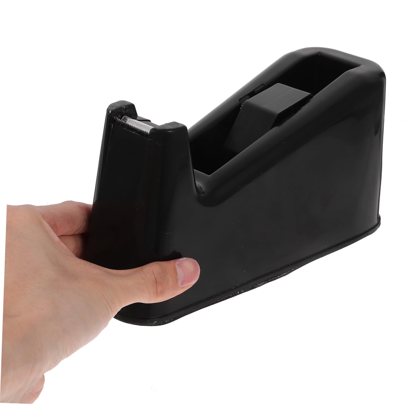 jojofuny 2 Pezzi Dispenser per Nastro Adesivo Portatile Base Antiscivolo Lama Affilata Erogazione Facile per Ufficio Casa Taglierina Compatta in Abs Acciaio Inossidabile