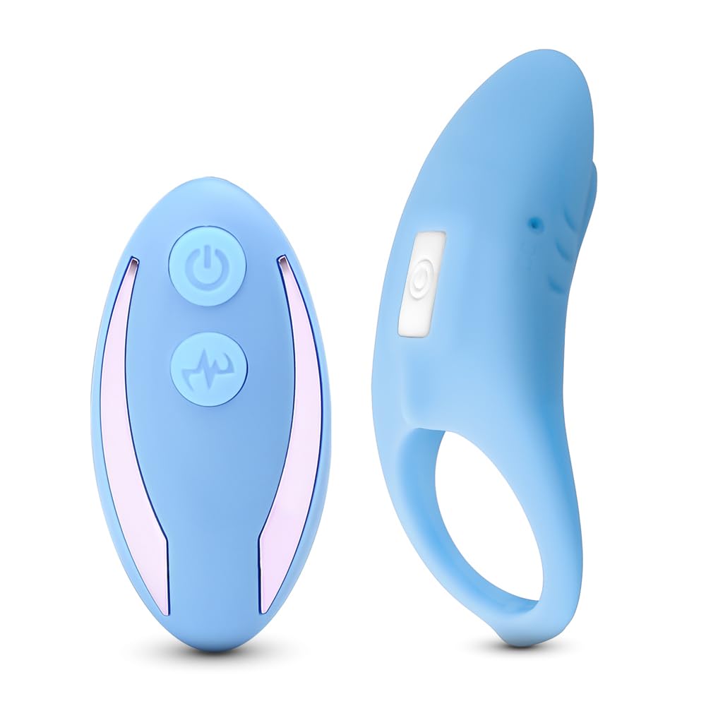 BeHorny Vibrating Cock Ring, Rechargeable Male Adult Sex Toys 9 Vibration Modes Penis Rings for Longer Harder Stronger Erection