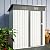 Mulinsonfly 5x3 FT Metal Storage Shed, Outdoor Storage Shed with Single Door, Lockable Steel Utility Shed with 2 Air Vents for Tools and Equipment, Waterproof and UV-Resistant for Garden and Backyard