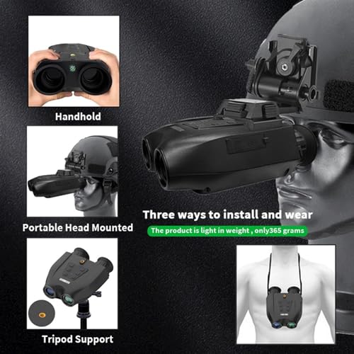 Lunettes de vision nocturne caméra vidéo HD 1080P binoculaires infrarouges pour casque