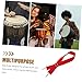 BESTonZON Adjustable African Djembe Strap Dual Hooks for Snare Drum Waist Shoulder Belt for Musicians for Transporting Percussion Instruments