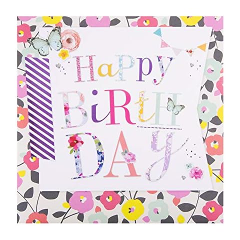 Hallmark Floral Birthday Card with Love Cover