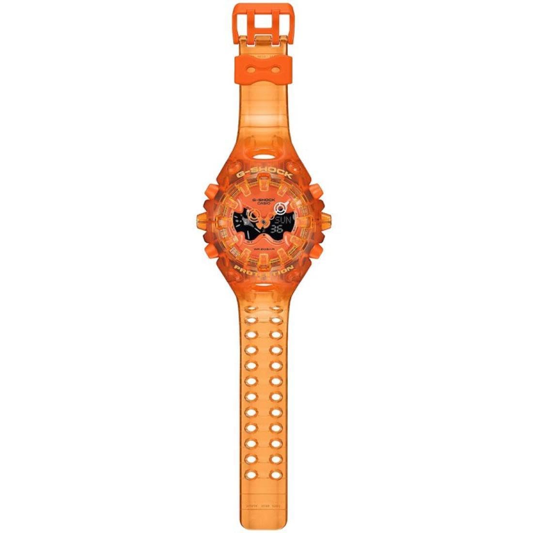 Casio G-Shock GA-V01SKE-4AER Orologio Uomo Arancione | Analogico-Digitale, WR 20BAR