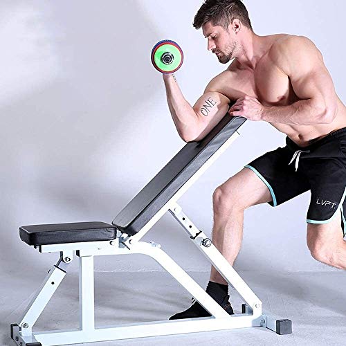 BATOWE Weight Bench Adjustable Weight Bench-Utility Gym Bench for Full Body Workout, Multi-Purpose Foldable Incline Dumbbell Benchs Weight Bench Adjustable