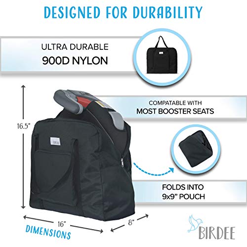 Birdee Durable Backless Booster Seat Travel Bag For Airplane Gate Check And Carrier For Travel thumb #1