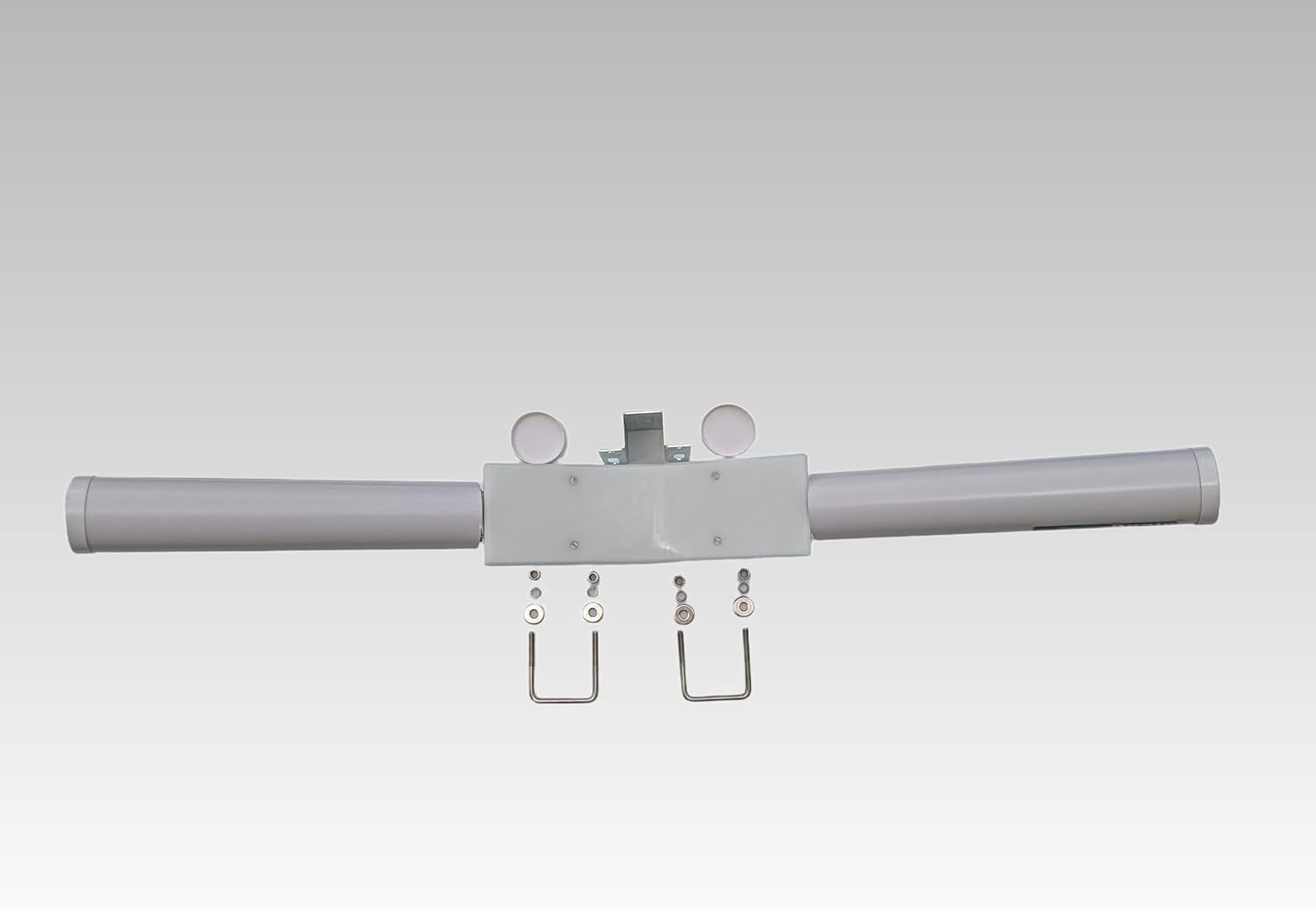 FreeAgain Boat Trailer V-Guide Kit - 2-Layer Hot-Dip Galvanized Center Support with HDPE Plate, Compatible with 3" x 3" Front Cross Member, Includes Bracket & U-Bolts for Marine Saltwater Use