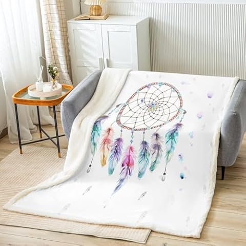 Feelyou Dreamcatcher Plush Blanket Cover
